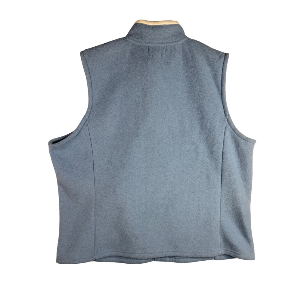 New Van Heusen Sleeveless Fleece Vest size XL Light Blue - Picture 7 of 9